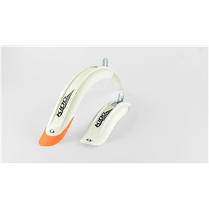 KIDO 16 LONG - kpl. bia/pom, set whi/ora