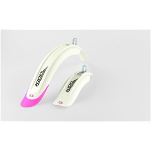 KIDO 16 LONG - kpl. bia/róz, set whi/pin