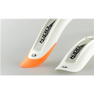 KIDO 20 SHORT REFLEX - kpl. bia/pom, set whi/ora