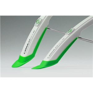 UBIQUIT 45 LONG INOX - kpl. bia/zie, set whi/gre