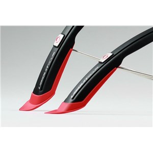 UBIQUIT 45 LONG - kpl. cza/cze, set blk/red