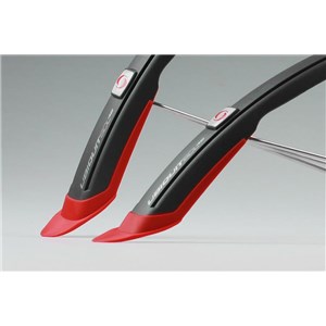 UBIQUIT 45 SHORT - kpl. cza/cze, set blk/red