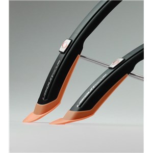 UBIQUIT 45 SHORT - kpl. cza/pom, set blk/org